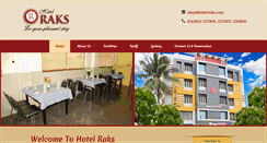 Desktop Screenshot of hotelraks.com